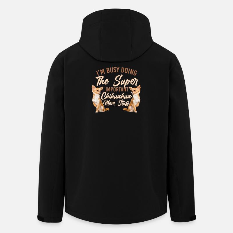 Chihuahua Chihuahueño I'm Busy - Recycelte Männer Softshell-Jacke von Stanley/Stella - Schwarz