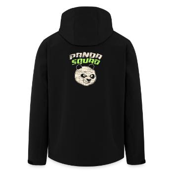 Maillot Panda Squad - Veste softshell homme en polyester recyclé Stanley/Stella - noir - Dos - AI Model Male 185 light (185cm)