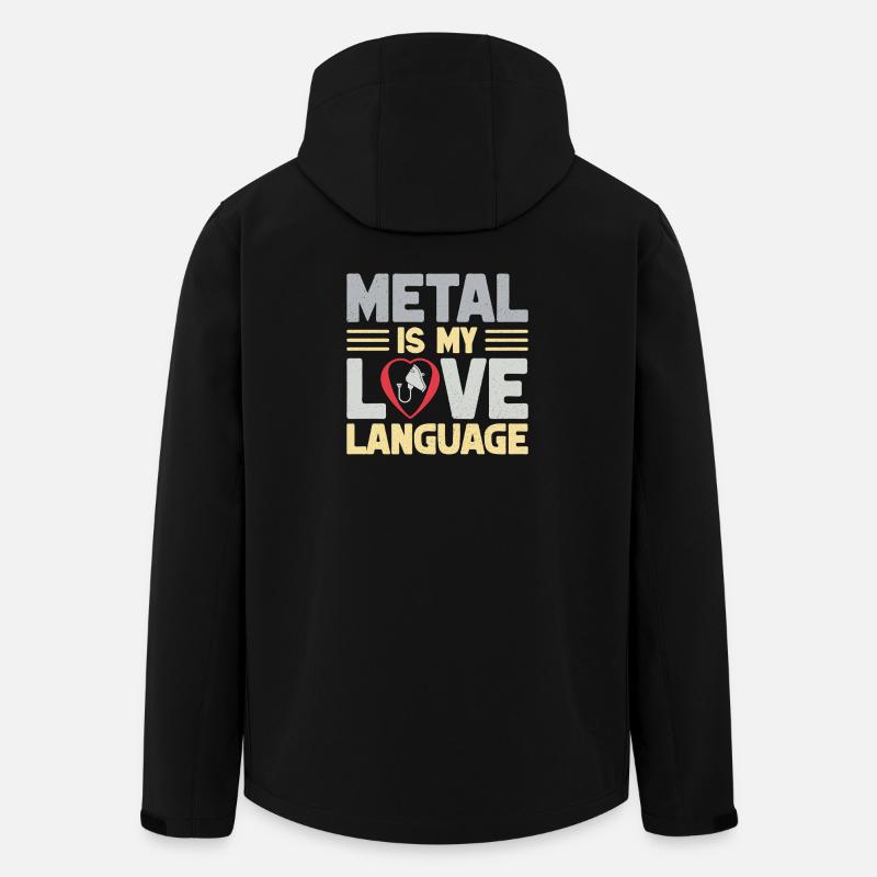 Anesthesiologist Metal My Love Anesthesia - Men’s Recycled Softshell Jacket by Stanley/Stella - black