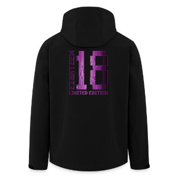 18. Geburtstag Achtzehn Gamer Limited Edition - Recycelte Männer Softshell-Jacke von Stanley/Stella - Schwarz - Hinten - AI Model Male 185 light (185cm)