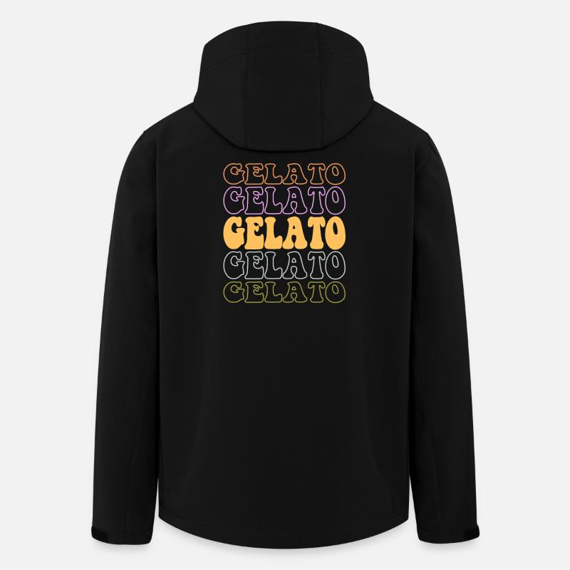 Gelato Eiskrem - Recycelte Männer Softshell-Jacke von Stanley/Stella - Schwarz