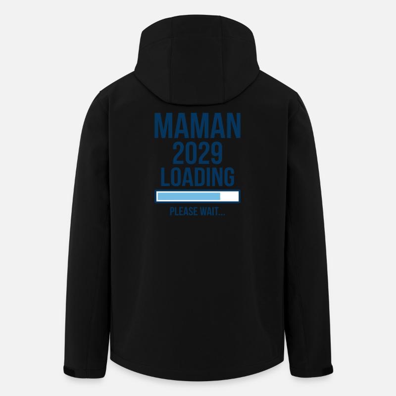 Mutter 2029 Ladetabelle - Recycelte Männer Softshell-Jacke von Stanley/Stella - Schwarz