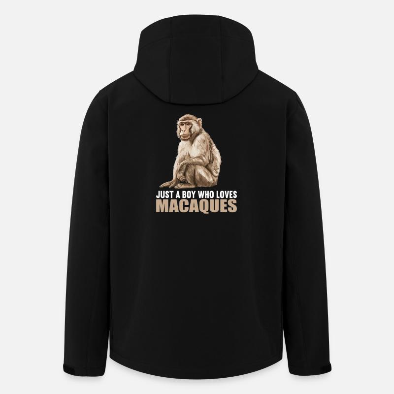 Macaque Macaque - Men’s Recycled Softshell Jacket by Stanley/Stella - black