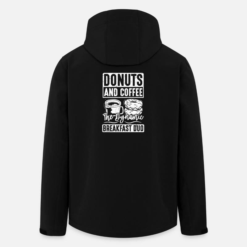 Donut fast food - Men’s Recycled Softshell Jacket by Stanley/Stella - black