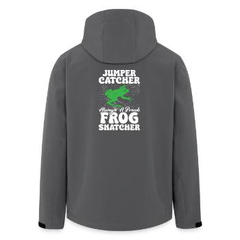 Frog Catcher Jumper Catcher Always A Proud Frog - Recycelte Männer Softshell-Jacke von Stanley/Stella - Schwarz - Hinten - AI Model Male 185 light (185cm)