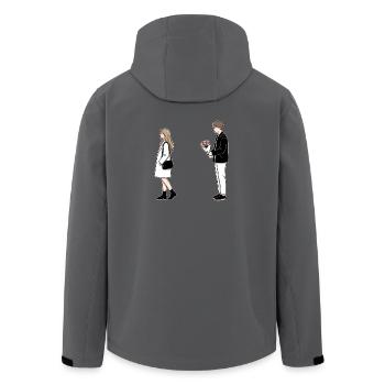 Drame coréen K-Drama Lover Kdrama - Veste softshell homme en polyester recyclé Stanley/Stella - noir - Dos - AI Model Male 185 light (185cm)
