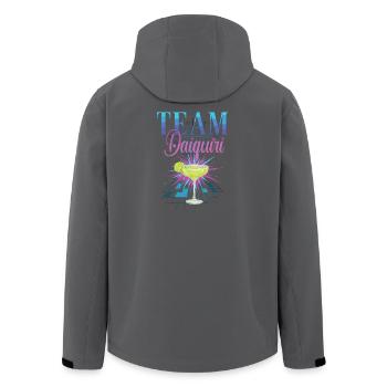 Équipe de cocktails de soirée de jeune fille Daiquiri - Veste softshell homme en polyester recyclé Stanley/Stella - noir - Dos - AI Model Male 185 light (185cm)