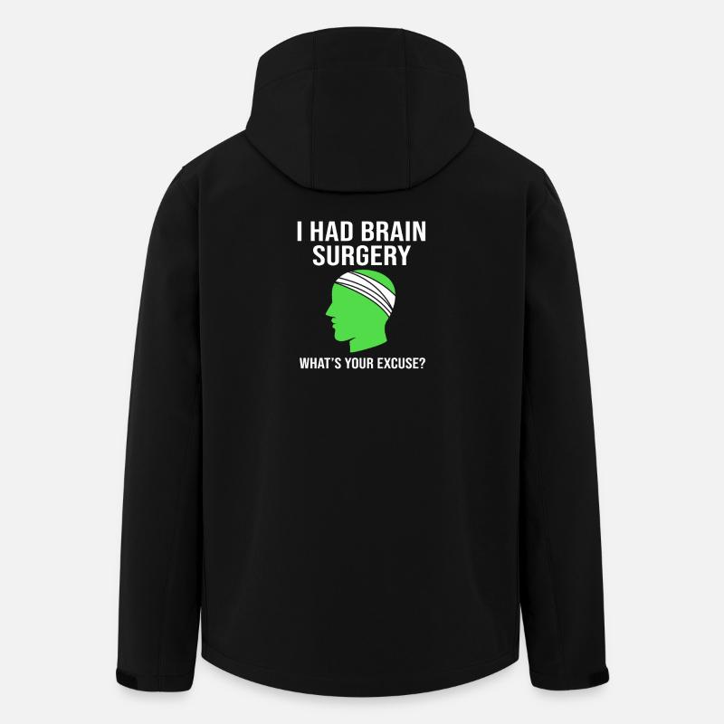 Schädel-Hirn-Trauma Schädelhirntrauma Autounfall - Recycelte Männer Softshell-Jacke von Stanley/Stella - Schwarz