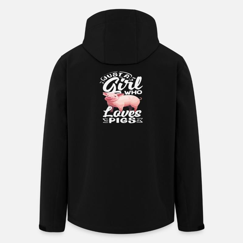 Bare en pige, der elsker grise, pattegrise - Stanley/Stella herre softshelljakke i genanvendt polyester Discoverer - sort