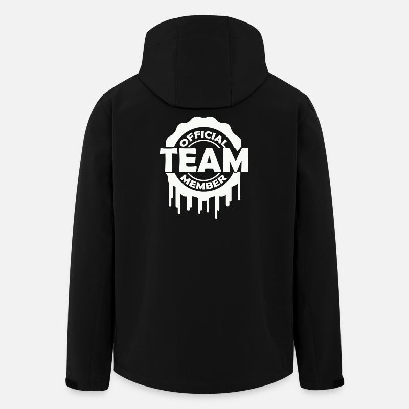 official_team_member - Recycelte Männer Softshell-Jacke von Stanley/Stella - Schwarz