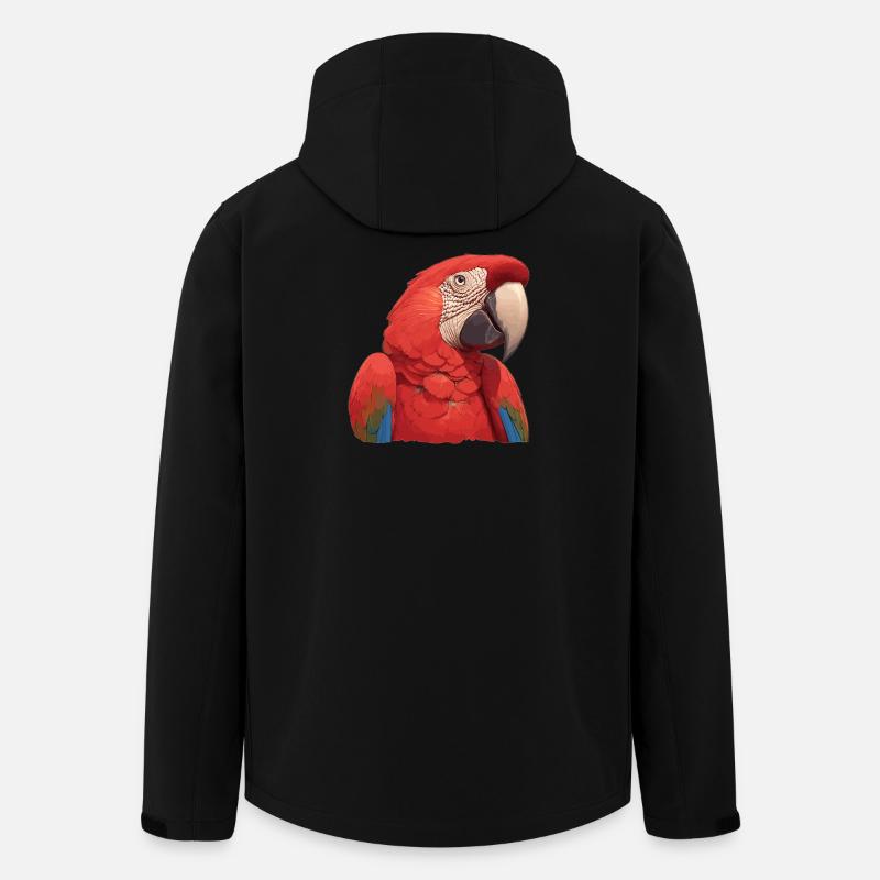 L’ère de l’ara - Veste softshell homme en polyester recyclé Stanley/Stella - noir