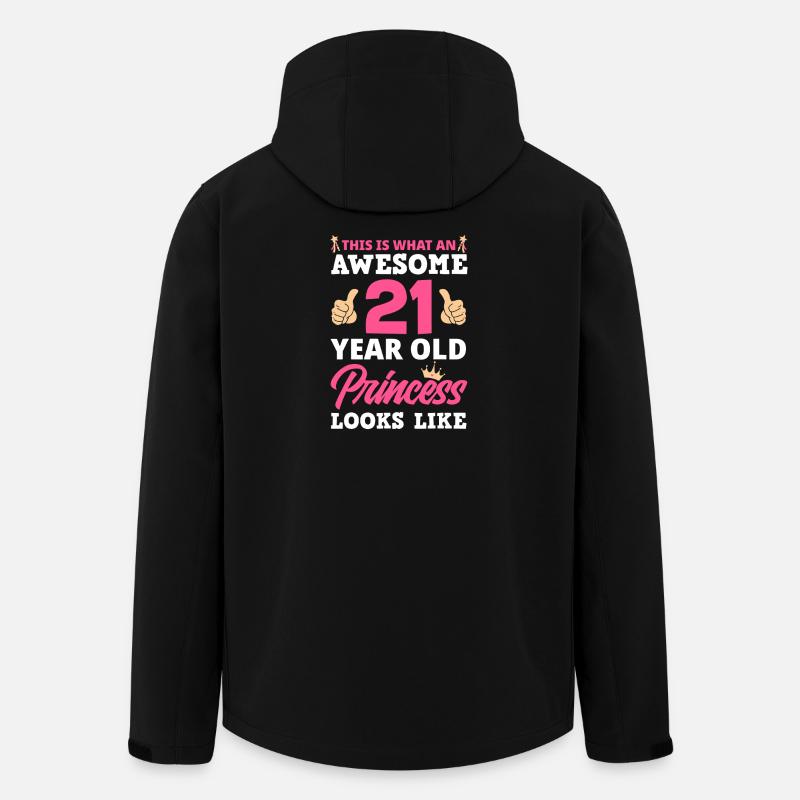 Awesome 21st Princess Birthday - Men’s Recycled Softshell Jacket by Stanley/Stella - black