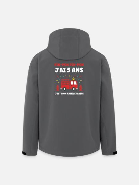 5 ans - Veste softshell homme en polyester recyclé Stanley/Stella - noir