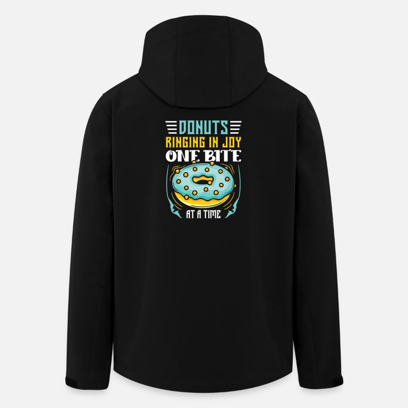 Donut Fastfood - Recycelte Männer Softshell-Jacke von Stanley/Stella - Schwarz