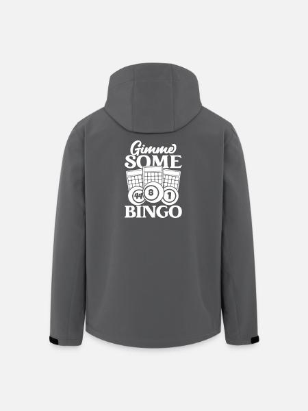 Bingo Player Gimme Some Bingo - Men’s Recycled Softshell Jacket by Stanley/Stella - black