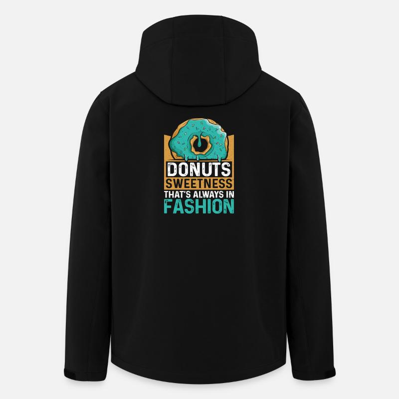 Donut Fastfood - Recycelte Männer Softshell-Jacke von Stanley/Stella - Schwarz