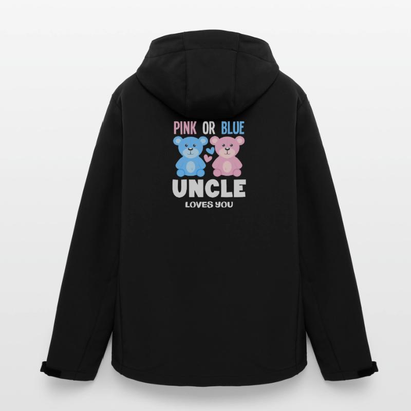 Pink Oder Blau Onkel Liebt Dich Recycelte Männer Softshell-Jacke von Stanley/Stella
