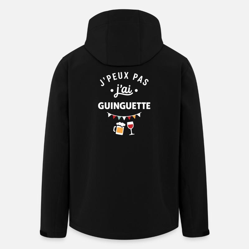 J'peux pas j'ai guinguette tee - Veste softshell homme en polyester recyclé Stanley/Stella - noir