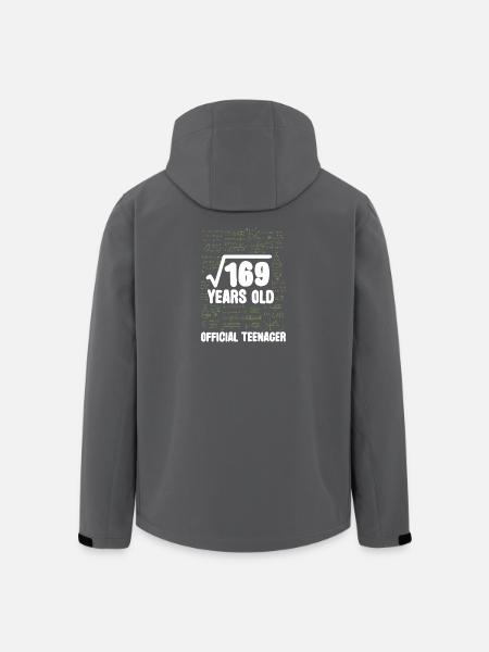 Math 13th Birthday Root 169 Teenager - Men’s Recycled Softshell Jacket by Stanley/Stella - black