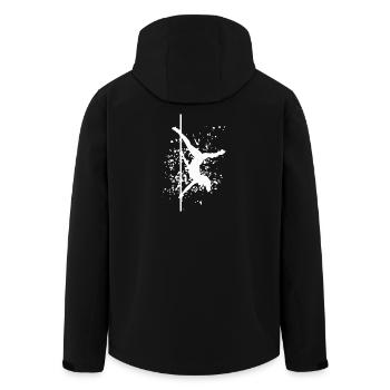 Pole Dance Bar Fitness Women Pole Dance - Men’s Recycled Softshell Jacket by Stanley/Stella - black - Back - AI Model Male 185 light (185cm)