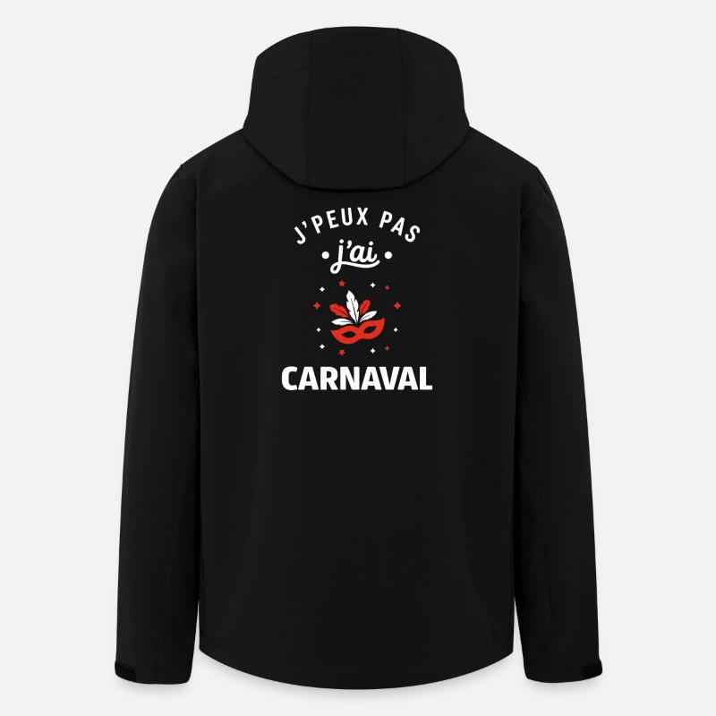 carnaval - Veste softshell homme en polyester recyclé Stanley/Stella - noir