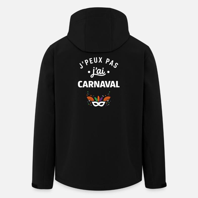 Karneval - Recycelte Männer Softshell-Jacke von Stanley/Stella - Schwarz