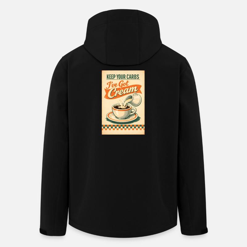 Kulhydraterne væk, fløde her | Keto Retro - Stanley/Stella Mænd Genanvendt Softshell-jakke Discoverer - sort