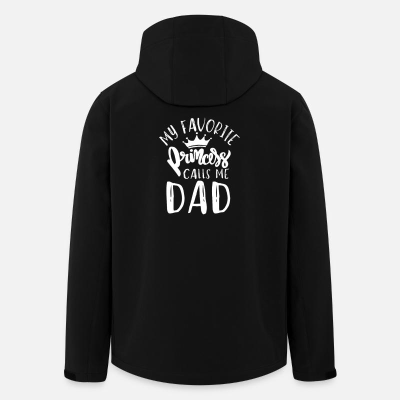 Princess Calls Me Dad - Men’s Recycled Softshell Jacket by Stanley/Stella - black