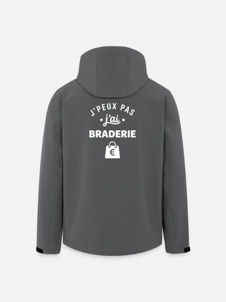 J'peux pas j'ai Braderie - Veste softshell homme en polyester recyclé Stanley/Stella - noir