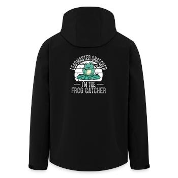 Frog Catcher Leapmaster Snatcher Frog - Recycelte Männer Softshell-Jacke von Stanley/Stella - Schwarz - Hinten - AI Model Male 185 light (185cm)