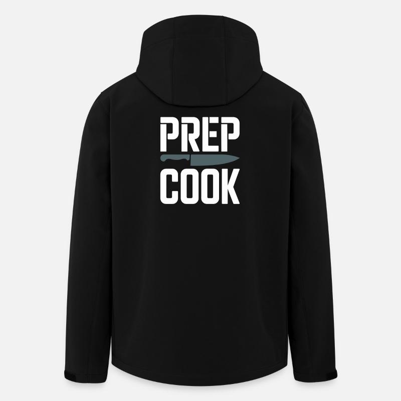 Prep Cook Kitchen Prep Back Of House Line - Men’s Recycled Softshell Jacket by Stanley/Stella - black