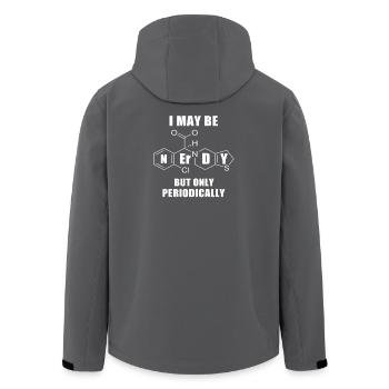 Nerd Seulement Périodiquement Chimie Art de jeux de mots - Veste softshell homme en polyester recyclé Stanley/Stella - noir - Dos - AI Model Male 185 light (185cm)