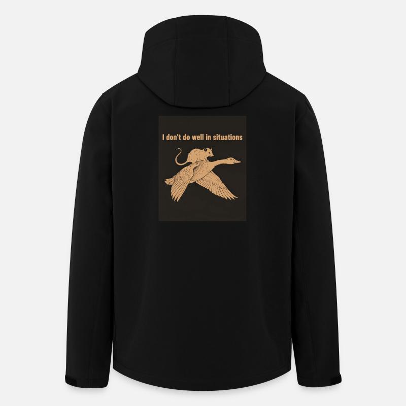 Dino Surf am Strand - Recycelte Männer Softshell-Jacke von Stanley/Stella - Schwarz