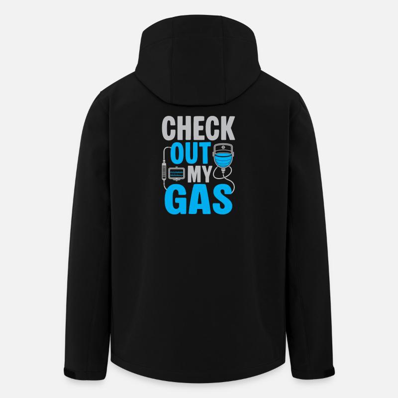 Anesthesiologist Check Out Anesthesia - Recycelte Männer Softshell-Jacke von Stanley/Stella - Schwarz