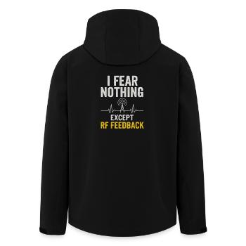 J’ai juste peur que le retour RF | Humour funk - Veste softshell homme en polyester recyclé Stanley/Stella - noir - Dos - AI Model Male 185 light (185cm)