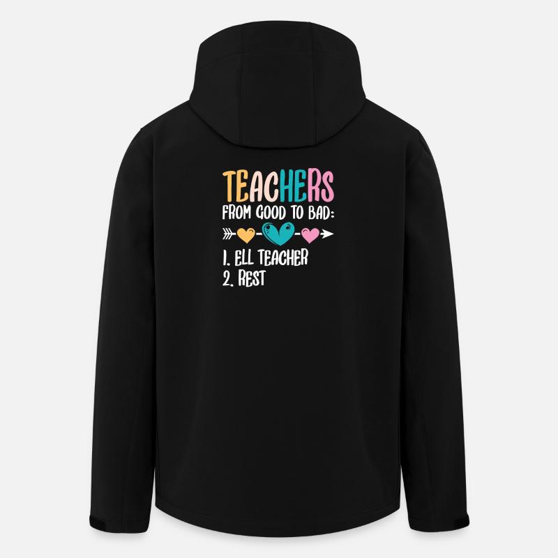 ELL-Lehrer englische Sprache - Recycelte Männer Softshell-Jacke von Stanley/Stella - Schwarz