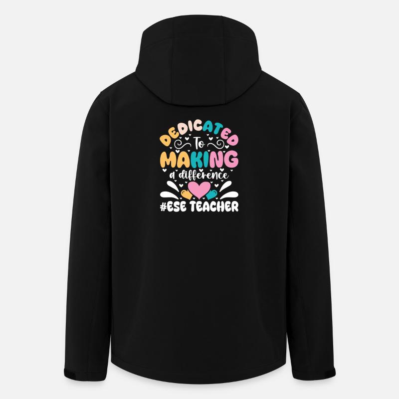 Cadeaux pour les enseignants ESE - Veste softshell homme en polyester recyclé Stanley/Stella - noir