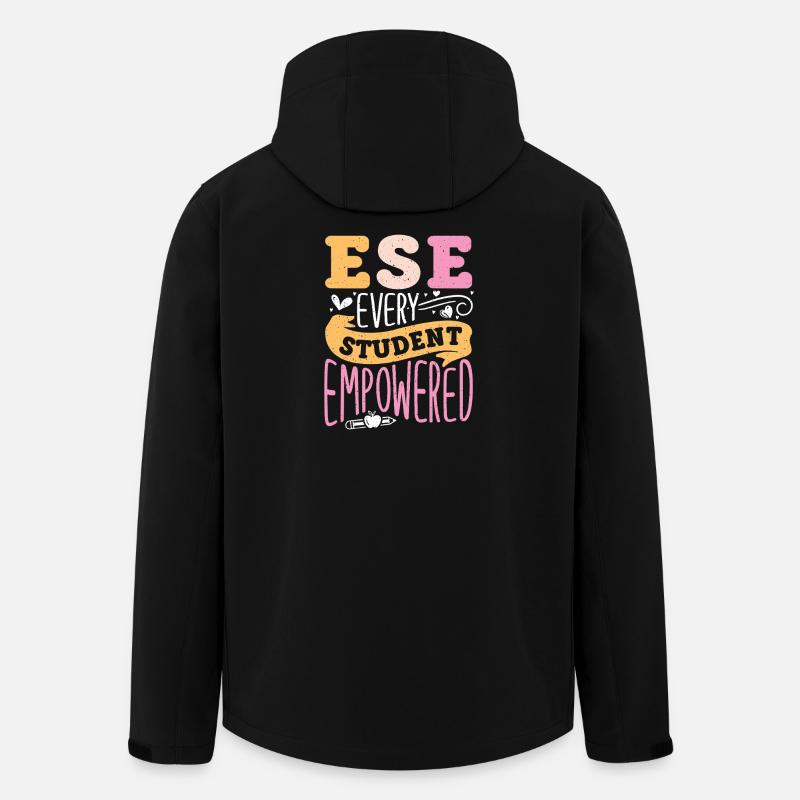 Cadeaux pour les enseignants ESE - Veste softshell homme en polyester recyclé Stanley/Stella - noir