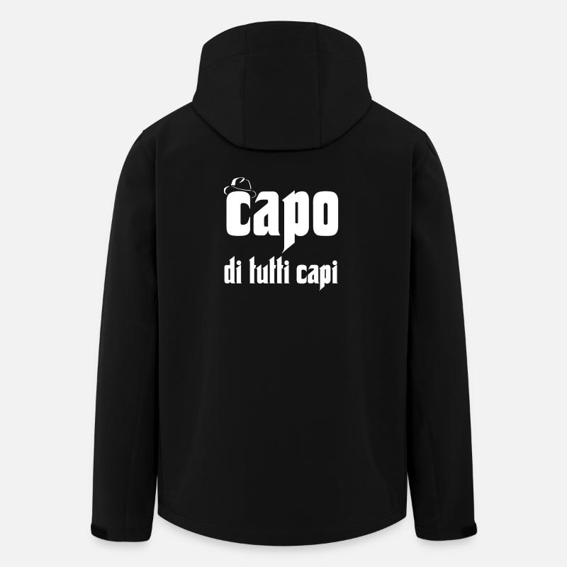 Capo Tutti Capi Mafia Bold - Veste softshell homme en polyester recyclé Stanley/Stella - noir