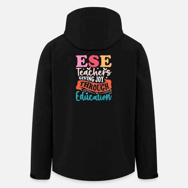 Cadeaux pour les enseignants ESE - Veste softshell homme en polyester recyclé Stanley/Stella - noir