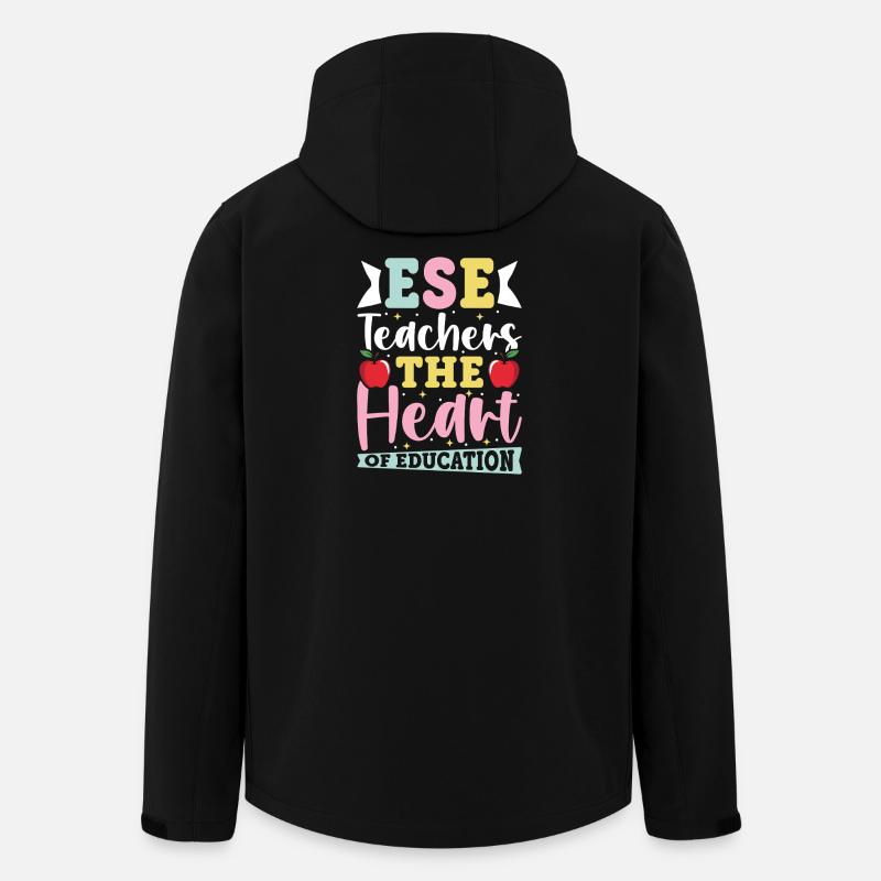 Gifts for ESE Teachers - Men’s Recycled Softshell Jacket by Stanley/Stella - black