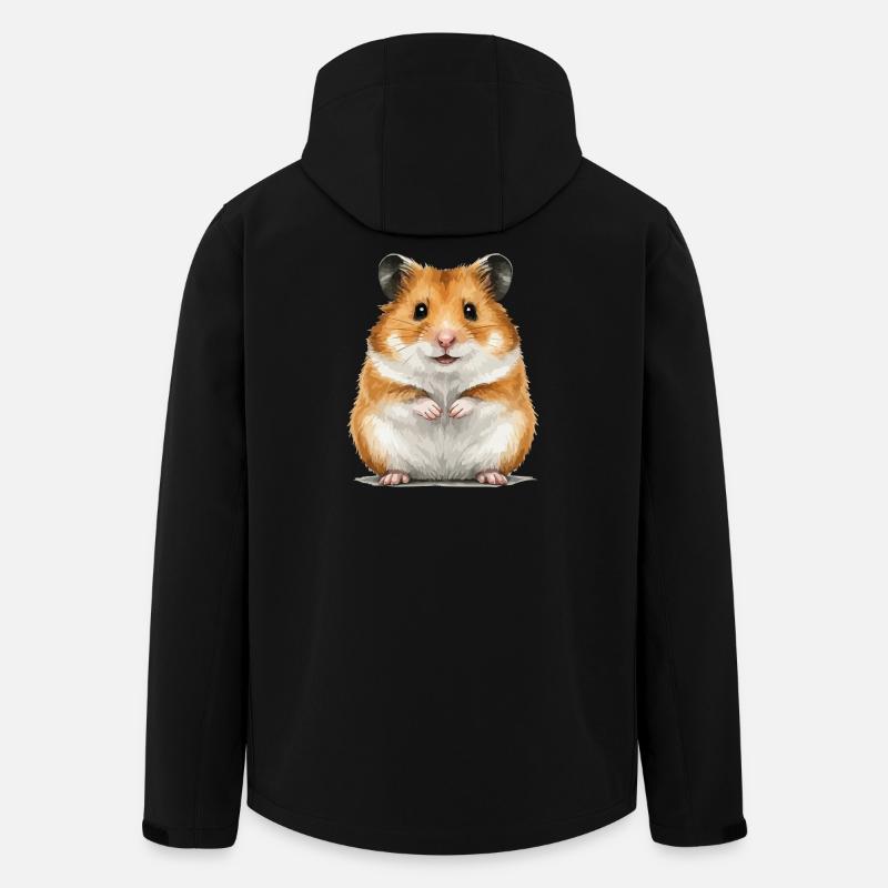 Hamster Dyr - Stanley/Stella Mænd Genanvendt Softshell-jakke Discoverer - sort