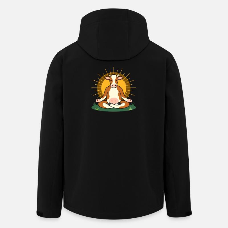 Solmeditationskor - Softshelljacka herr i återvunnen polyester Discoverer Stanley/Stella - svart
