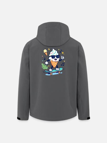 Eislauf-Stil-Pop - Recycelte Männer Softshell-Jacke von Stanley/Stella - Schwarz