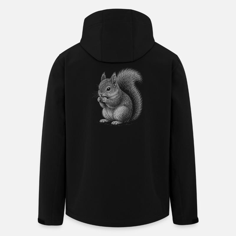 Squirrel - Men’s Recycled Softshell Jacket by Stanley/Stella - black