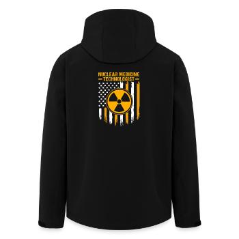 Röntgentechniker - Recycelte Männer Softshell-Jacke von Stanley/Stella - Schwarz - Hinten - AI Model Male 185 light (185cm)