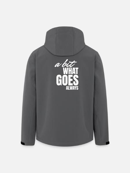 A bisserl wos gäht oiwei. - Men’s Recycled Softshell Jacket by Stanley/Stella - black