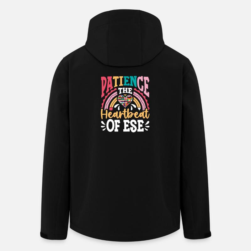 Gifts for ESE Teachers - Men’s Recycled Softshell Jacket by Stanley/Stella - black