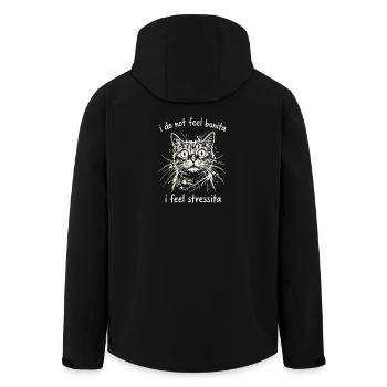 Je ne me sens pas bonita O Stressita - Veste softshell homme en polyester recyclé Stanley/Stella - noir - Dos - AI Model Male 185 light (185cm)