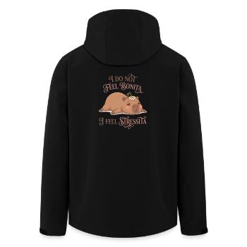 Je ne me sens pas bonita O Stressita - Veste softshell homme en polyester recyclé Stanley/Stella - noir - Dos - AI Model Male 185 light (185cm)
